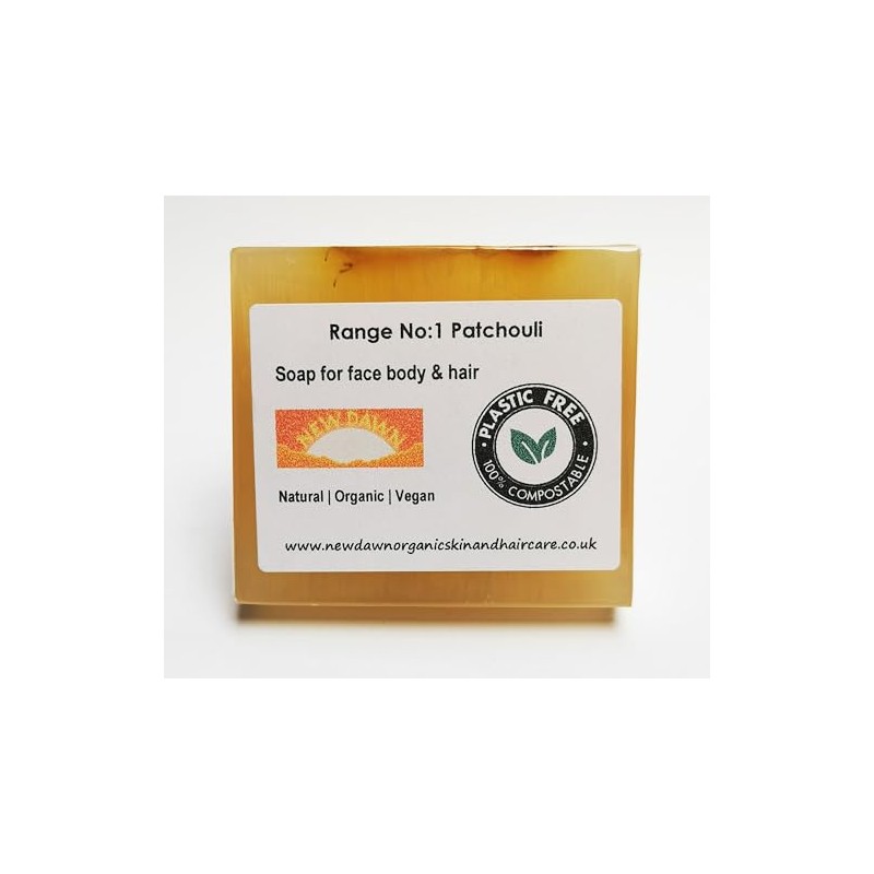 Handmade Natural Patchouli Soap Bar - Range No:1 - Acne,