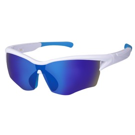 SKYWAY Sports Smart Glasses,Cycling Bluetooth Sunglasses for Men &Women, All-Day Comfort & UV Protection Blue Light Glasses，Blue