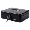 Robust steel-construction cash box Black 10 Inch