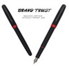 Ranvi Jinhao 75 Series Fountain Pen Fine Nib(Red and Black)