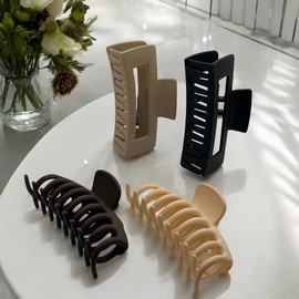 NDBOX Hair Clips Accessories for Women | Adult Hair Ties | Claw Clamp | Elegant Designs | Assorted Styling Pack (Designs Set D)