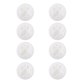 8 Pcs Bung Caps, Plastic White Barrel Caps Water Drum Plug for Oil Drum