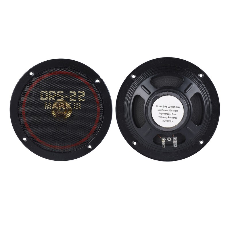 6in Car Coaxial Speaker High Fidelity Audio Stereo Bass Tweeters