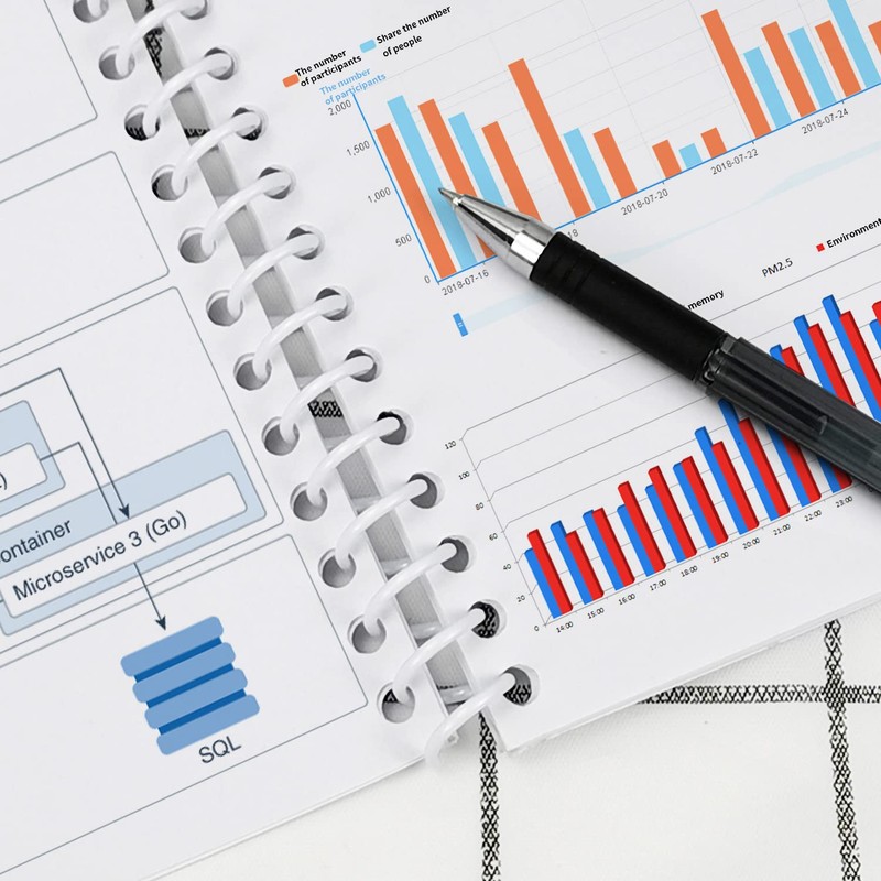 Rayson 9.5mm Plastic Spiral Coil Binding 3:1 Pitch, 3/8inch, 60