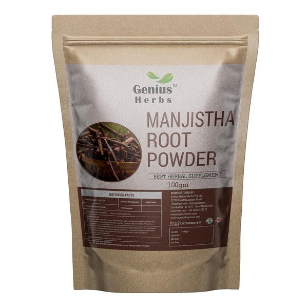 Generic Manjistha Root Powder - 100gms | Supports for Healthy
