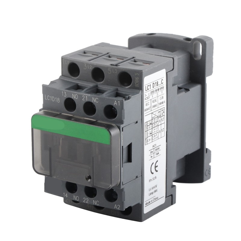 LC1D18 AC Contactor 380V Rated Voltage Low Voltage Industrial Electric