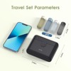 Travel Bottles with Case, 4x2oz TSA Approved, Leak-Proof, Press to