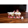 Blue Sky Claworks 20392 Gingerbread Creamer and Sugar with Tray