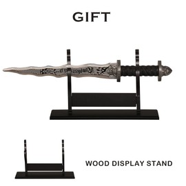 AFIXO 16" Metal Dark One Rumpelstil tskin Mr. Gold Sword for Cosplay, Collection, Costume Dress Up Props