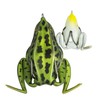 Lunkerhunt CF08 Combat Frog Fishing Lure, Green Tea