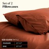 Miracle Made Cooling Pillow Case - 2 Pack Terracotta Pillow
