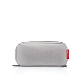 reisenthel Multicase Colourful and Modern Design Multi-Use Case Ideal for Cosmetics, School or Work Supplies, Herringbone Grey