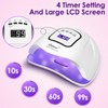 UV Gel Nail Lamp,150W UV Nail Dryer LED Light for