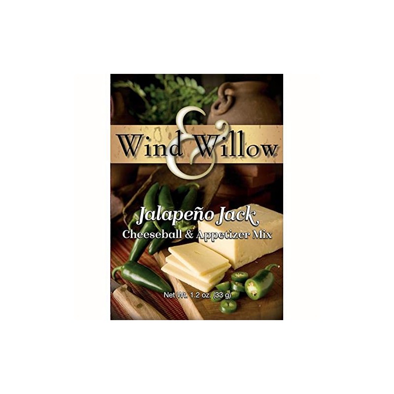 Wind & Willow Jalapeno Jack Cheeseball & Appetizer Mix