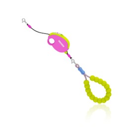 Maogoublue Retractable Dog Leash, 8.2ft Extendable with Cushioned Handle & Reflective Tape, Lightweight 132g for Small Dogs up to 12kg, Tangle-Free Automatic Reel (Creamy Melon)