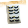Beavorty 5pairs Cross Thick False Eyelashes Natural Look for Makeup