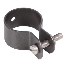Alberts 655327 clamp for struts, galvanised, anthracite-metallic plastic-coated, clamp diameter 48 mm