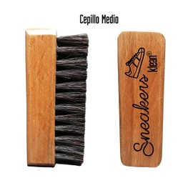SNEAKERS KLEAN | Cepillos Premium de Madera Hechos a Mano para el Cuidado de Tus Sneakers (Cepillo Medio)