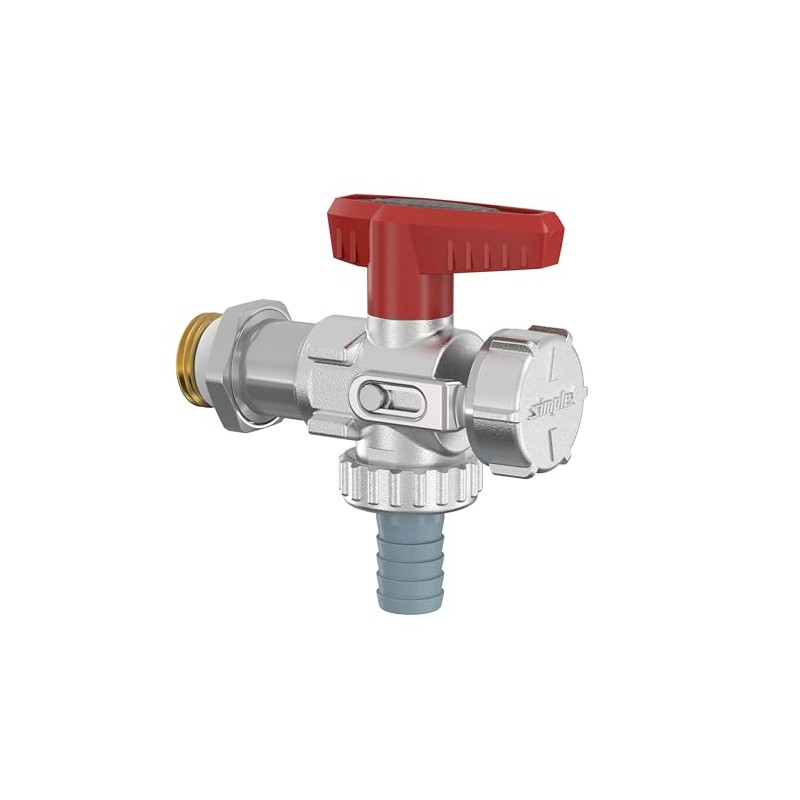 Simplex KFE F10674 Ball Valve for Heating with Male Thread