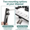 GIONAR Heavy Duty Door Security Chain Lock - Stainless Steel