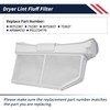 Promrmr 00752387 Dryer Lint Screen Filter Assembly Compatible with Bosch