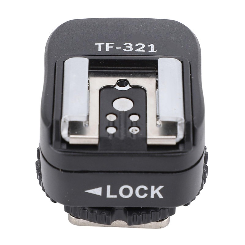 TF-321 Flash Hot Shoe Adapter, with Pc Sync Port, Flash