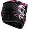 GMAX MX-46Y Unstable Helmet (Black/Pink, Youth Small) - FMVSS 218