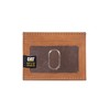 Caterpillar Men's Card Holder with Emboss Logo, Tan, Tan, Card