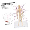 FRCOLOR 1 Set Handmade Special Effect Bracket Clay Model Stand