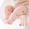 IYOU Baby Girl Knee Socks Pink Warm Stocking Thick Winter
