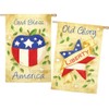 America The Beautiful Two Sided House Flag