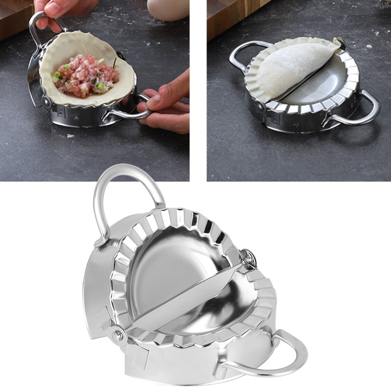 304 Stainless Steel Manual Dumplings Maker Mold Pastry Wrapper Set