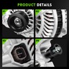WAGSON 11176N New Alternator 1.8L L4 Fits for 2006-2011 Honda