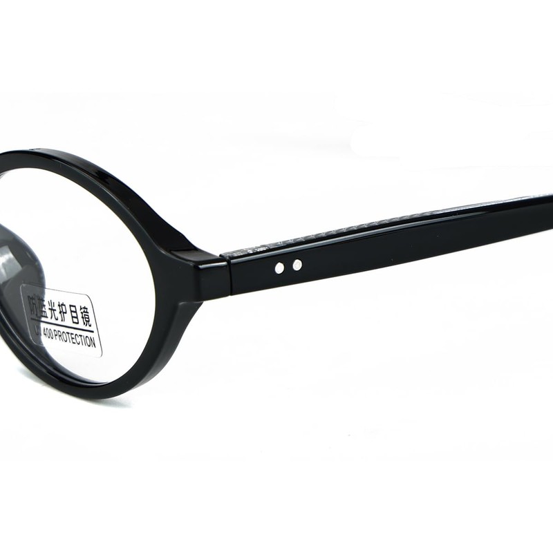 moomoobird Blue Light Glasses Women Men Oval Small Glasses Frame