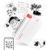 ORGBRO Sticker Printer Machine, X3 Mini Printer Print Pods Portable