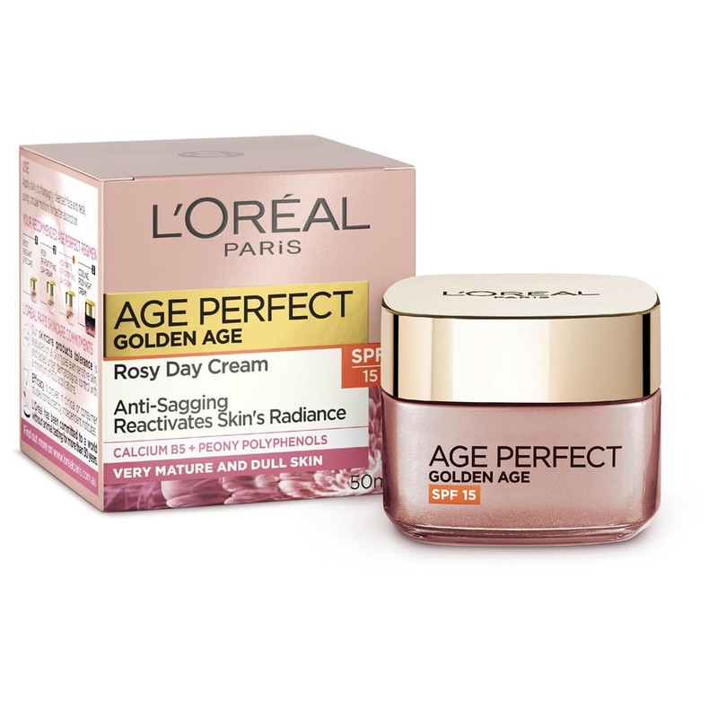 L'Oreal Paris Day Cream, with SPF15, Radiant Rosy Skin, for
