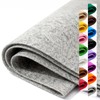 Grey Stiff Felt Sheet 36'' X 36'', 1mm Large Felt