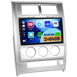 2+64GB Android 15 Car Radio for Jeep Liberty 2008-2012 Wireless Carplay Android Auto, 10" Touch Screen Car Stereo GPS Navi, WiFi, Bluetooth, Backup Camera, FM RDS Radio, EQ DSP, SWC