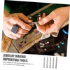 Tofficu 5pcs Jewelry Punch Stamp Tools for Crafting and Wear-Resistant