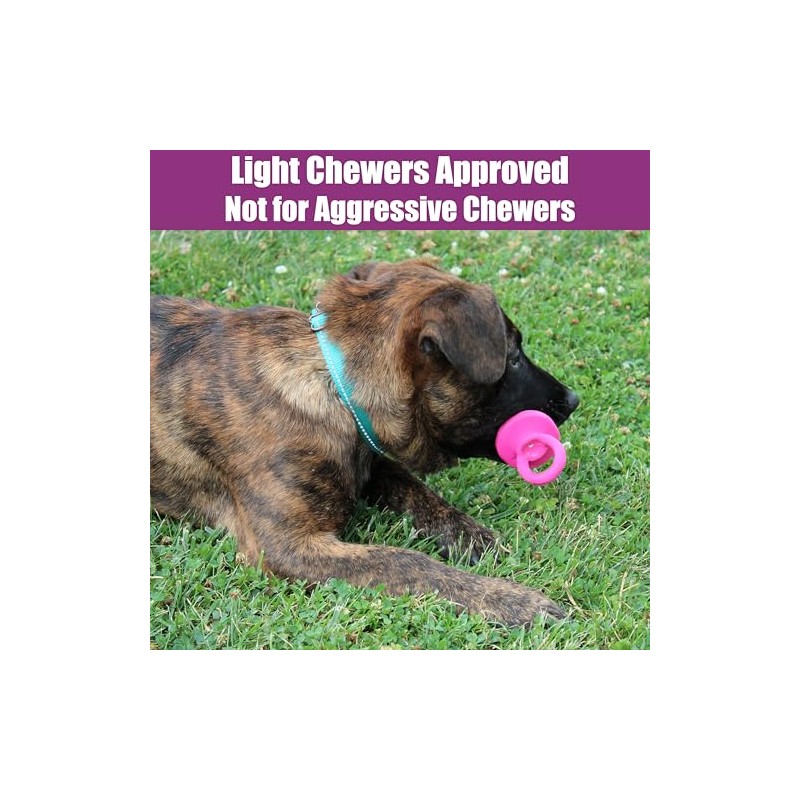 Chupete para perro de látex de 10 cm, los colores