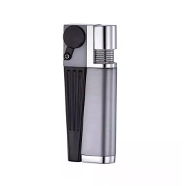 Urban Shack Portable Pipe Lighter Versatile Foldable Multi Purpose Metal Lighter Bowl Silver