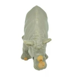 SAFARI LTD Rhino, White Rhinoceros, Plastic Toy Animal, Realistic Figure 2.75" F3543