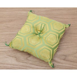 柘 Industrial Beanbag Seat Table Feet Insole Duvet Luxury Honeycomb Pattern Woven Green (Small) 4 Pieces Set 15 X 15 cm Z9 – 1 