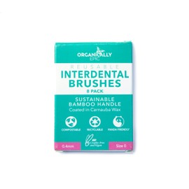 Bamboo Interdental Brushes Size 0/0.4mm / Pink