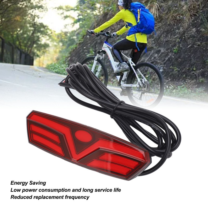 Electric Bike Brake Rear Light High Brightness Energy Saving LED