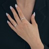 Gold&Dear 14KGP Forever Volume Heart Ring White Gold M-11 /