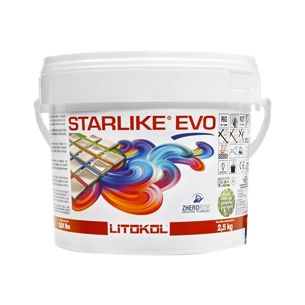 DesignTile Starlike EVO Epoxy Grout 113 Neutro Base for Metallic