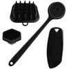 Set de Cepillos Corporales de Silicona de 4 Piezas, Con
