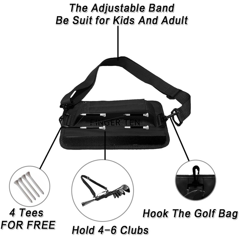 FINGER TEN Golf Club Bag Mini Lightweight for Men Women