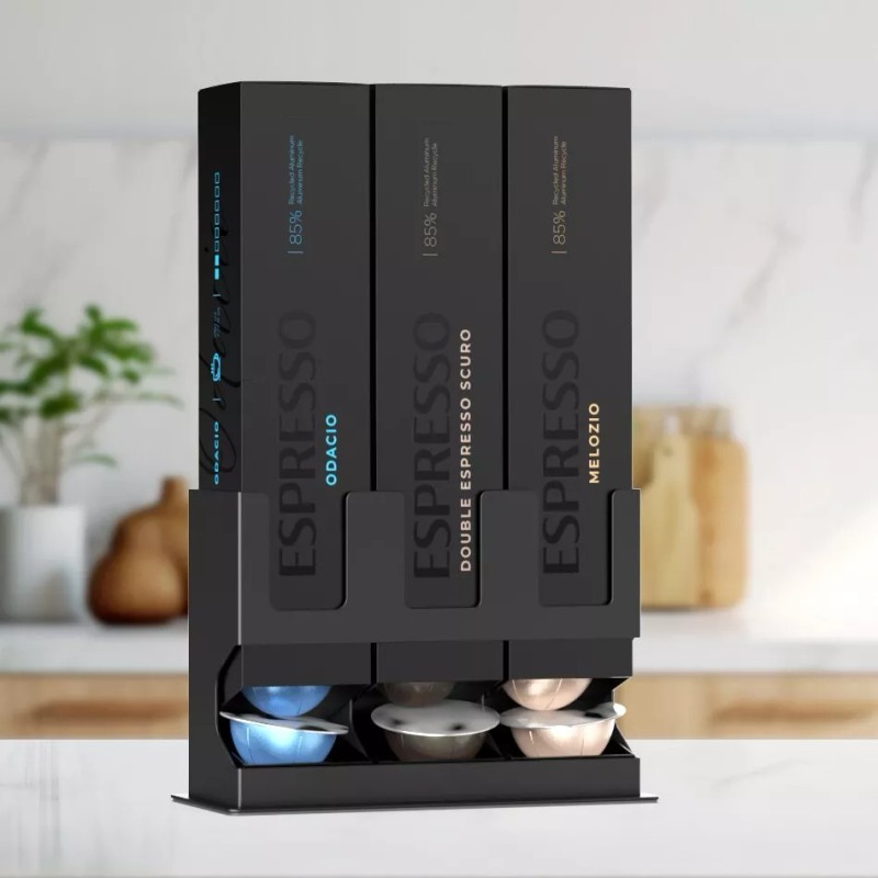 Gevoli Nespresso Vertuo Pod Dispenser Holder - 3 Box/30 Capsule